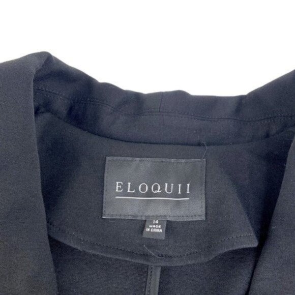 Eloquii Black Double Breasted Blazer - Picture 4 of 5